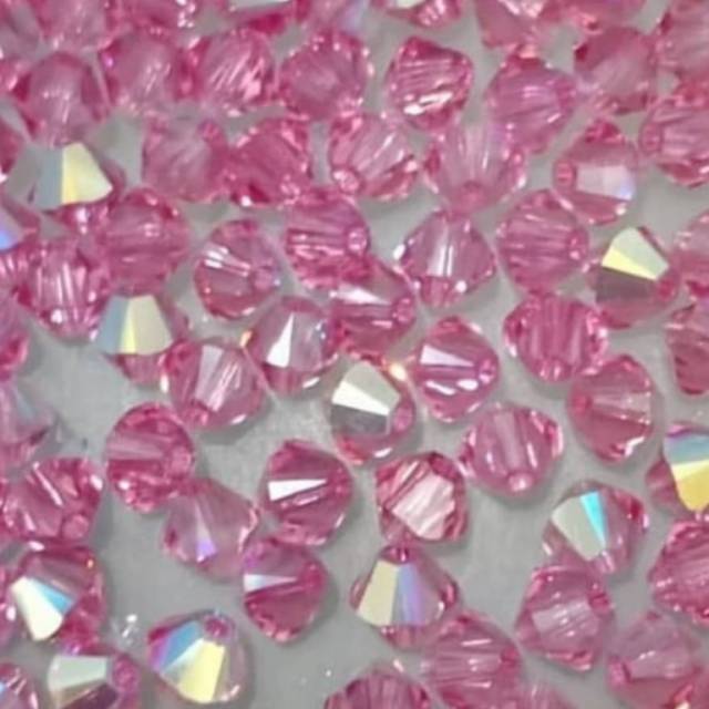 Swarovski kerucut / bicone 5mm harga perlusin