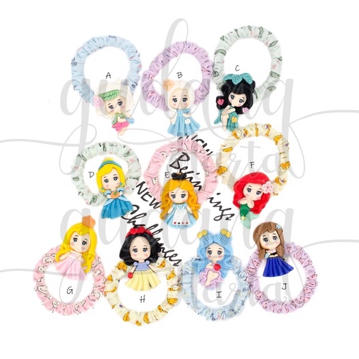 Ikat Rambut Big Pretty Princess Hairband Motif Tuan Putri GH 200605