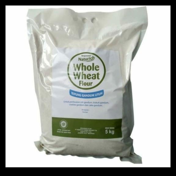 

TERBARUU!! NATURICH BOGASARI WHOLE WHEAT FLOUR 5 KG PROMO