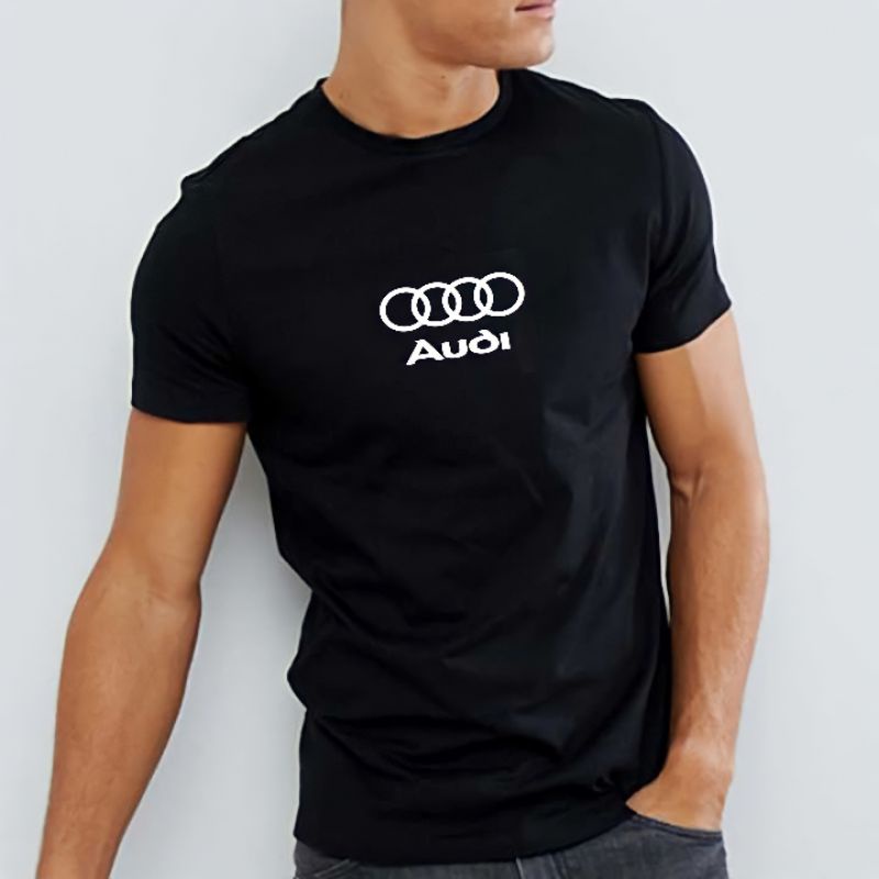 Kaos Pria AUDI Kaos Laki Lengan Pendek Oblong Dewasa Distro Unisex COD