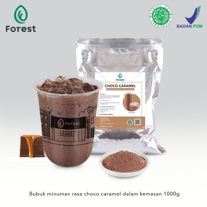 

DISKON - (BISA COD) Bubuk Minuman CHOCO CARAMEL Powder - FOREST Bubble Drink - POWDR+BUBLEWRAP