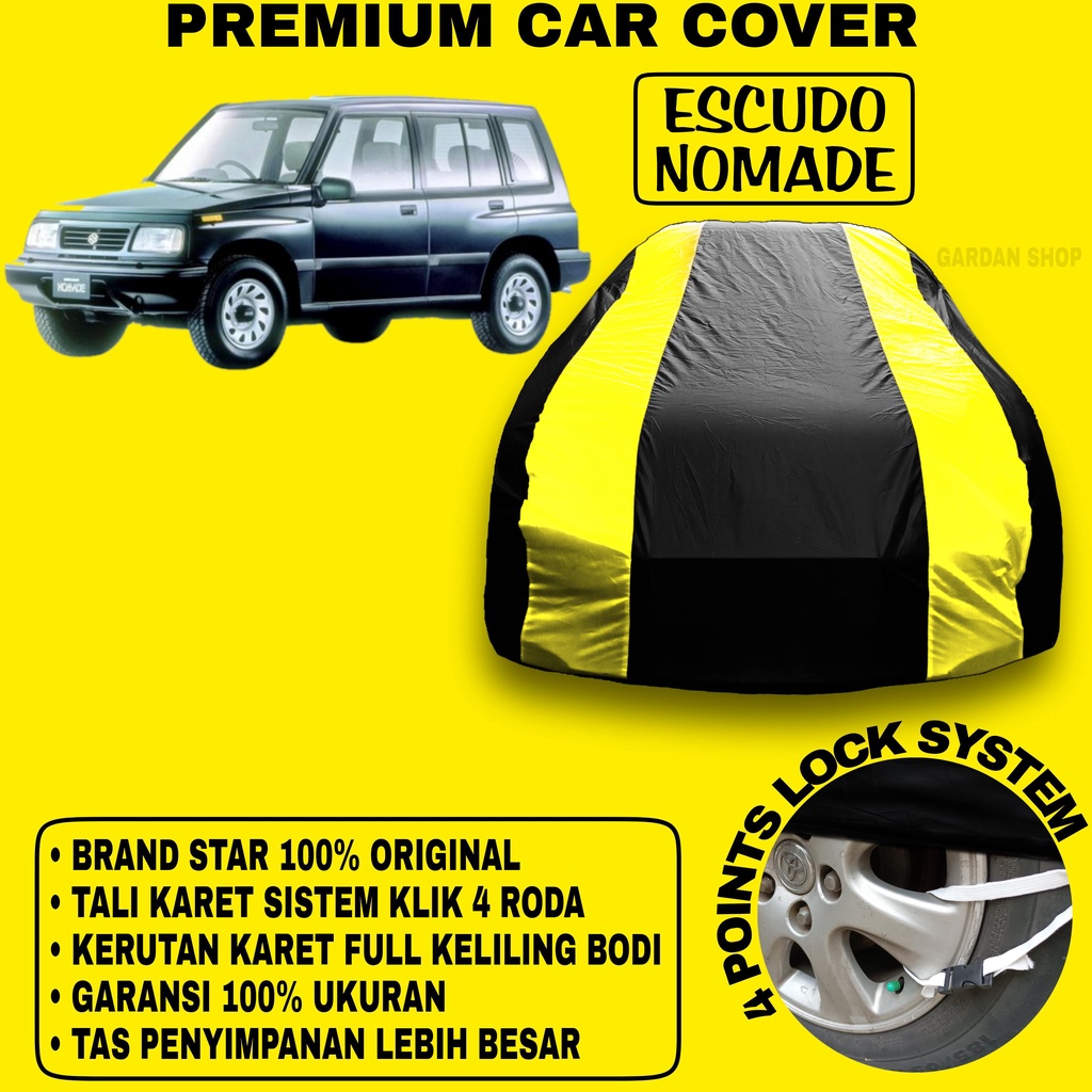 Body Cover ESCUDO NOMADE Sarung Strip KUNING Penutup Pelindung Bodi Mobil Escudo Nomade PREMIUM