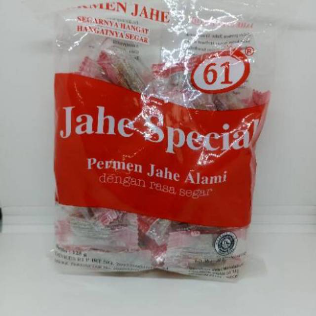 

Permen Jahe 61 Oleh Oleh Kota Cirebon berat - 125 Gram