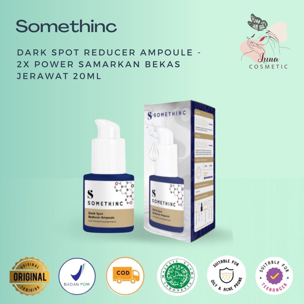 SOMETHINC Dark Spot Reducer Ampoule - 2x Power Samarkan Bekas Jerawat 20ml