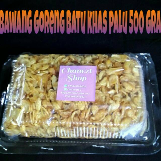 

Bawang goreng batu khas kota palu 500 gram