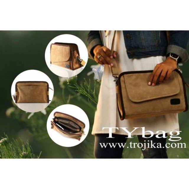 OBRAL Tas Wanita Selempang / Trojika Tybag / Tas Slempang UNISEX Keren/ Dompet Selempang Multifungsi