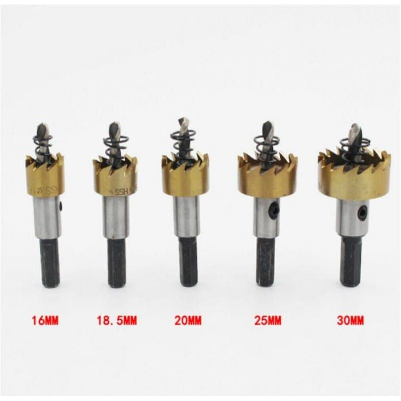 Mata Bor Hole Cuter HSS / Drill Bit Hole Saw Set High Quality 16 - 30mm