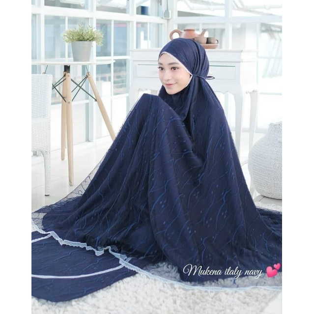 Mukena italy cantik brokat