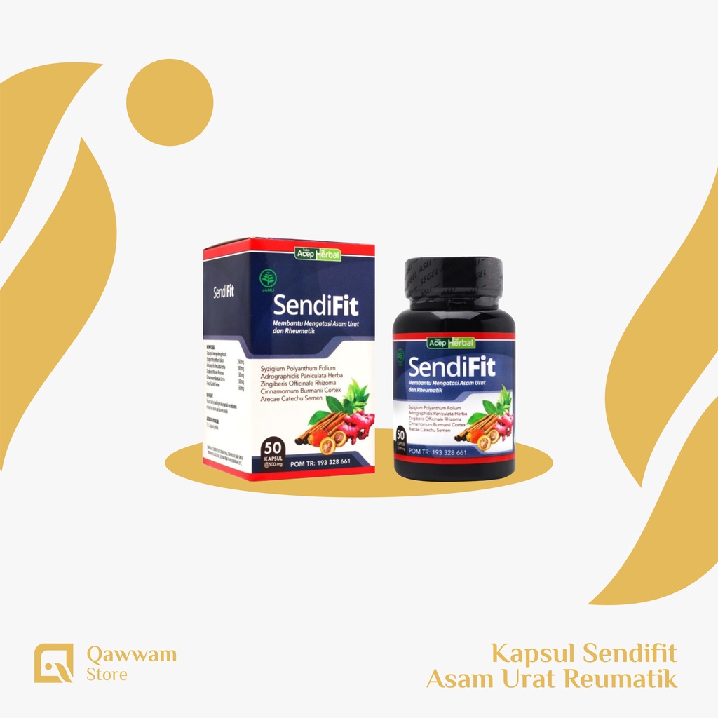 

SENDIFIT Kapsul Sendifit Membantu Meredakan Nyeri Sendi, Asam Urat, Rheumatik Isi 50 Kapsul