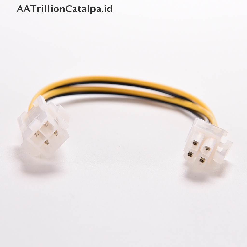 Aatrillioncatalpa Kabel Adapter Konektor Power Supply ATX 4 Pin Male Ke Female 8 20cm