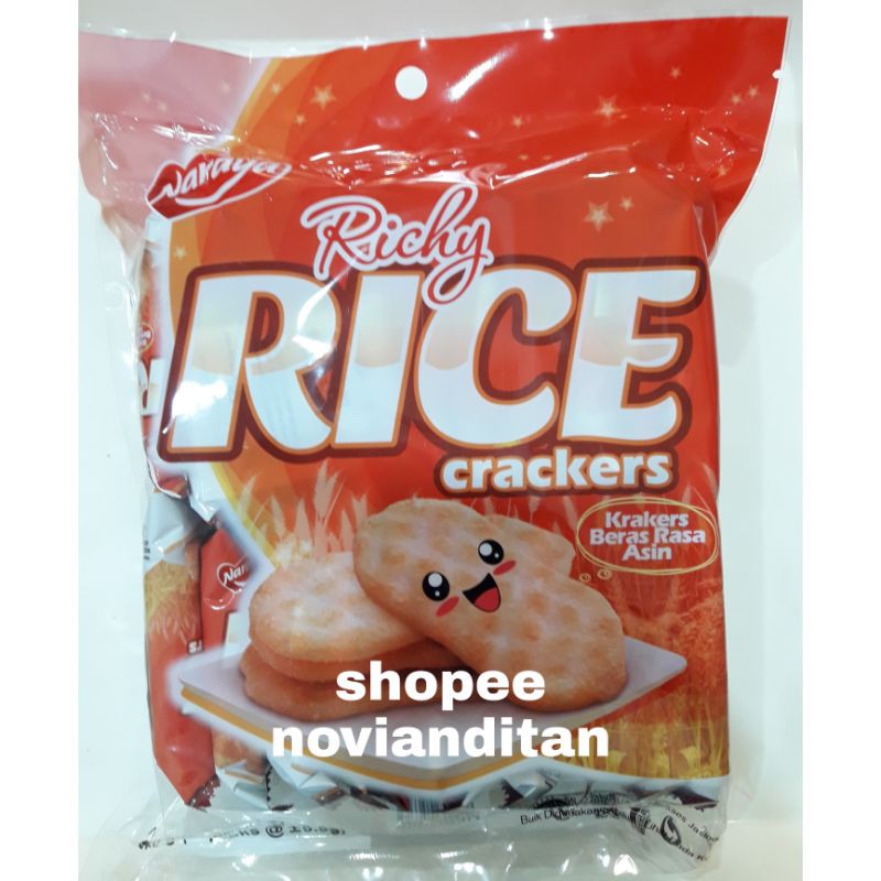 

NARAYA RICHY RICE CRACKERS - KRAKERS BERAS RASA ASIN