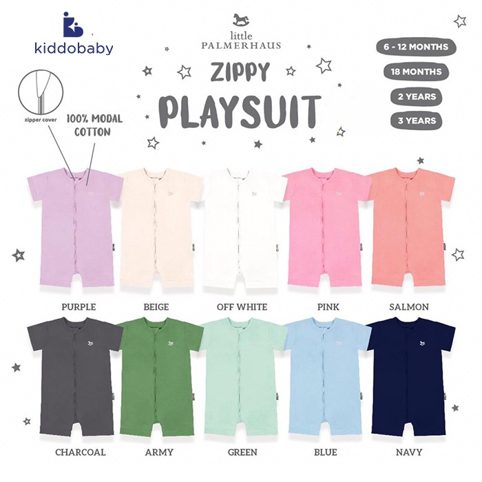 Little Palmerhaus Zippy Playsuit - Untuk Anak 3 Tahun