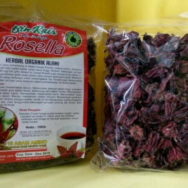 

Teh bunga rosela merah 100gr MINUMAN HERBAL
