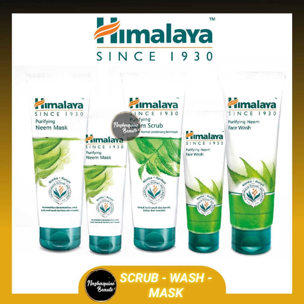 HIMALAYA PURIFYING Neem Mask - Neem Face Wash - Neem Scrub