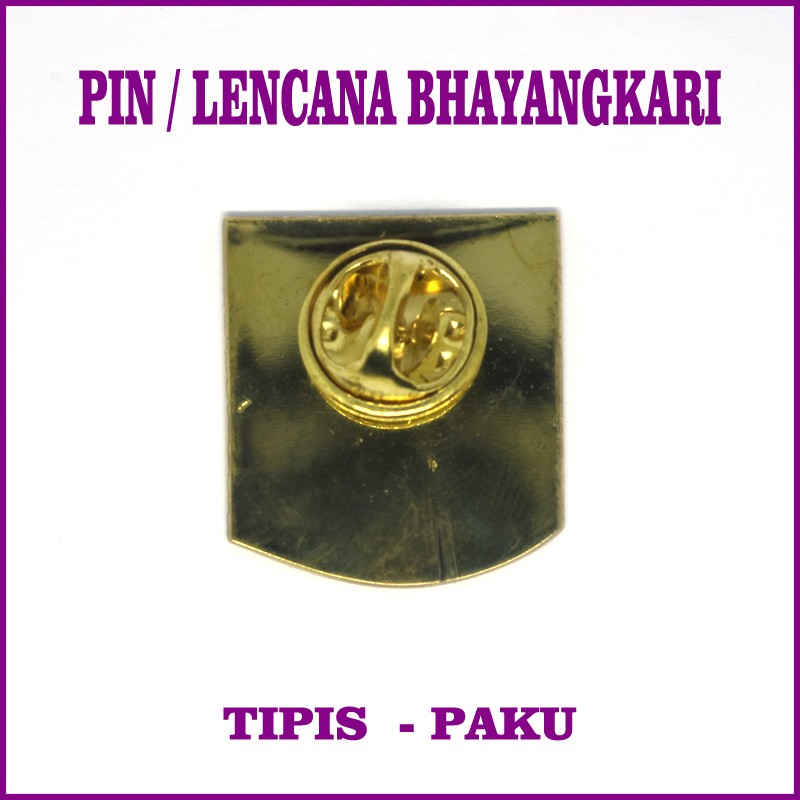 Pin Bhayangkari GOLD Lencana Bhayangkari Gold Pin Bhayangkari EMAS