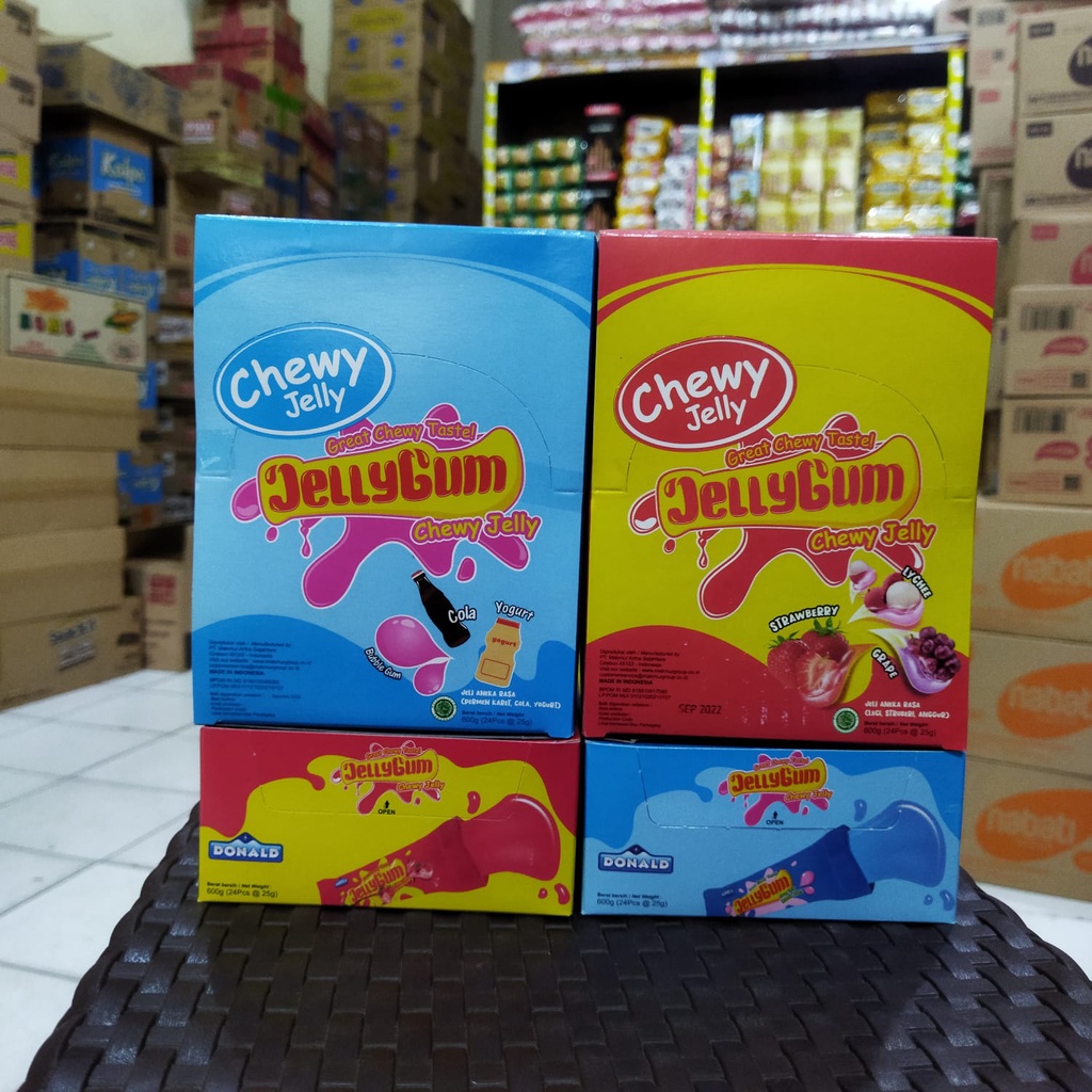 

DONALD JELLY GUM ISI 24 PCS/ 1 BOX ( RASA RANDOM )