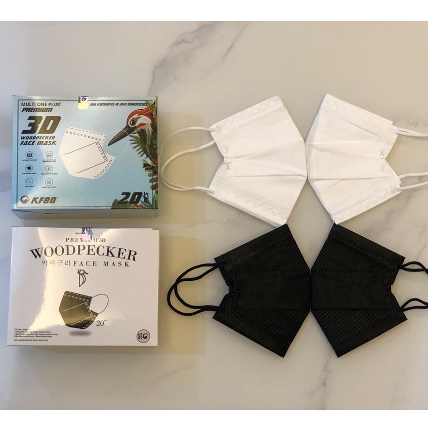 Roselina Delina Masker Multi One Plus 3Ply Kf80 / Woodpecker Isi 20