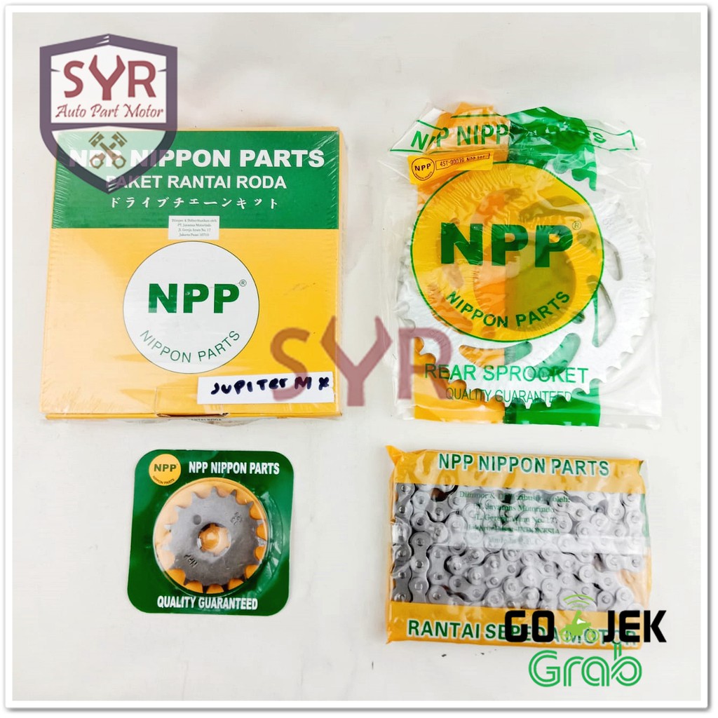 GEAR SET GEAR PAKET CHAIN KIT JUPITER MX NPP