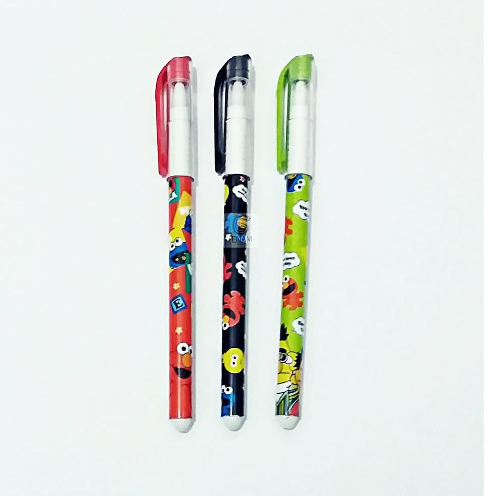 

JT I 384 Pulpen Gel Yoeker Elmo 12 Pcs Pen Gel