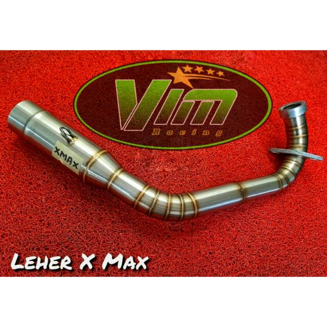 Leher knalpot X-MAX fullcacing. Header knalpot x-max. Pipa knalpot x-max stainles