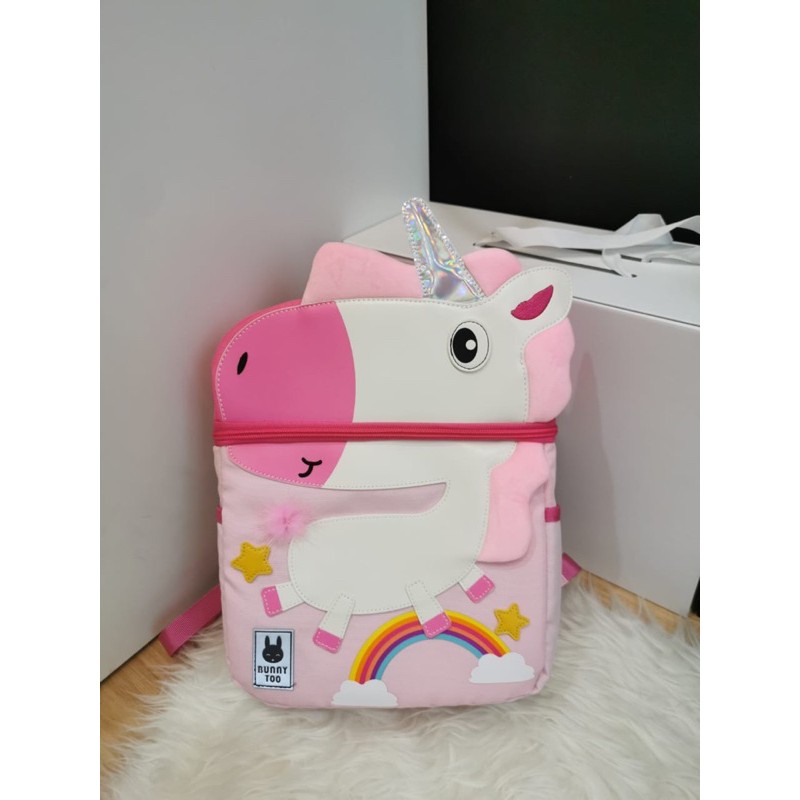 Tas ransel anak unicorn free paperbag Glow in the dark tas ransel sekolah tas sekolah anak wanita