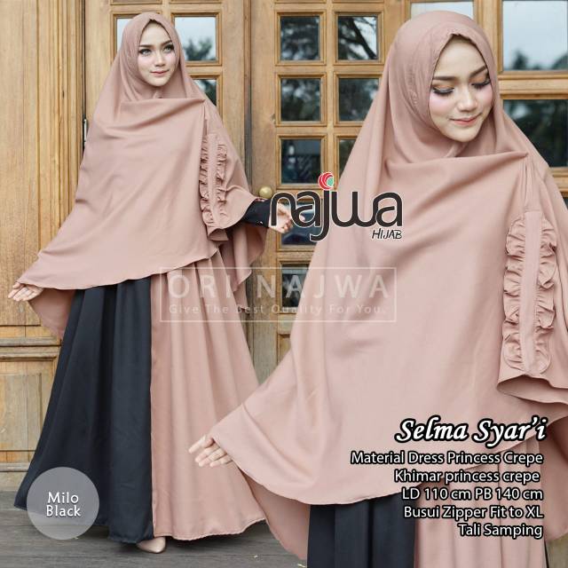 GAMIS SELMA SYAR'I by najwa hijab