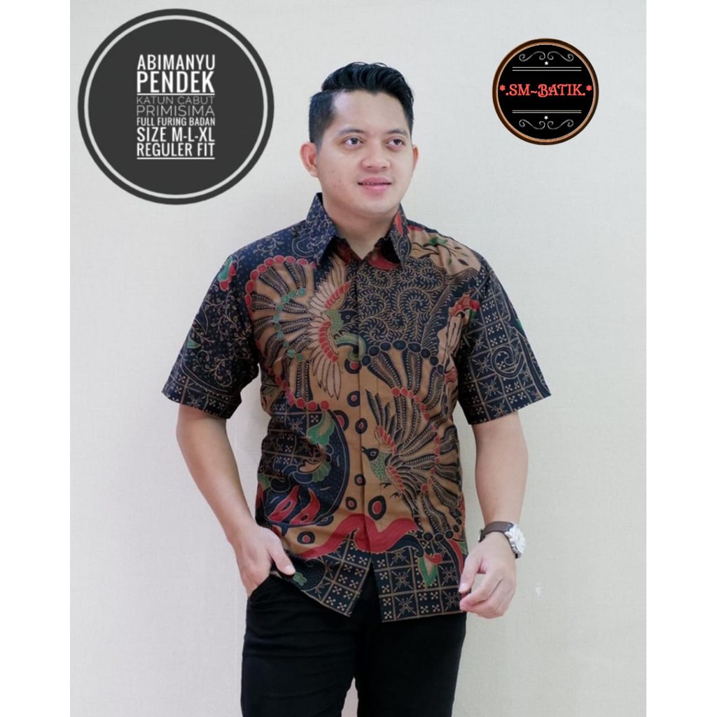 ABIMANYU SM SM BATIKSOLOAMANAH BAJU KEMEJA BATIK SOLO PRIA LENGAN PANJANG PENDEK LAPIS FURING ATASAN PREMIUM MODERN PEKSI SELING PEKSI WARNA 5 PERMATA HITAM PRABA PRADANA PRASTOWO PROBOSETO RAJASWA SEJAGAD SEKARTAJI SEMAR PUTIH SUKET SEGORO TRUNTUM IRENG