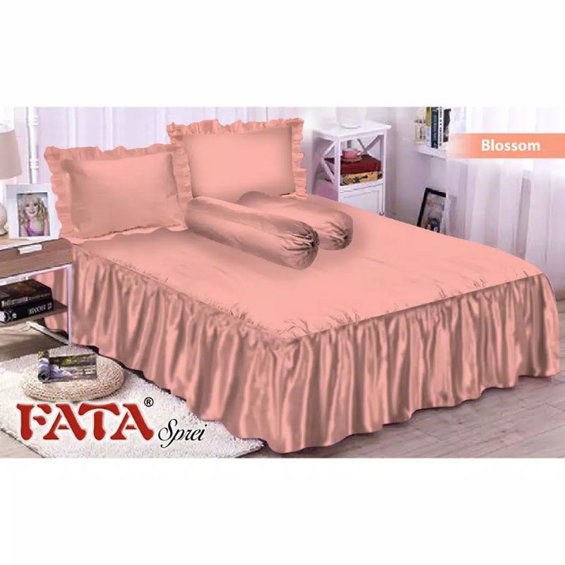 Sprei Rumbai - Fata Sprei Rumbai Polos Warna Blossom Ukuran 180x200 & 160x200