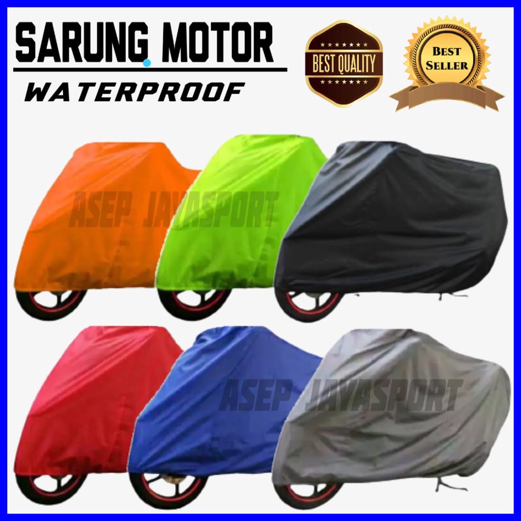 SARUNG MOTOR METIC VARIO BEAT MIO XRIDE FINO NUVO SCOOPY GENIO FREEGO SPIN / COVER MOTOR  WATERPROOF