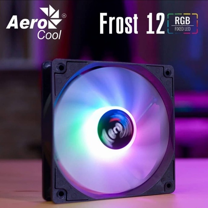 Fan Aerocool Frost 12cm RGB FIXED kipas casing komputer desktop
