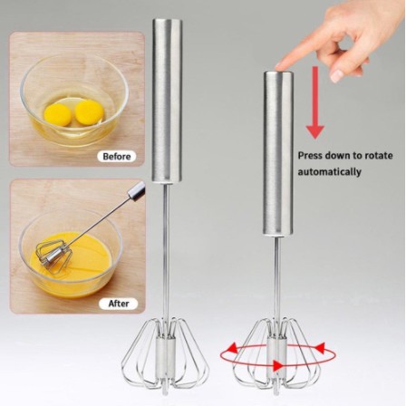 LDS SS02 BETTER BEATER / HAND MIXER MANUAL / ALAT PENGOCOK TELUR MANUAL STAINLESS STEEL SERBAGUNA