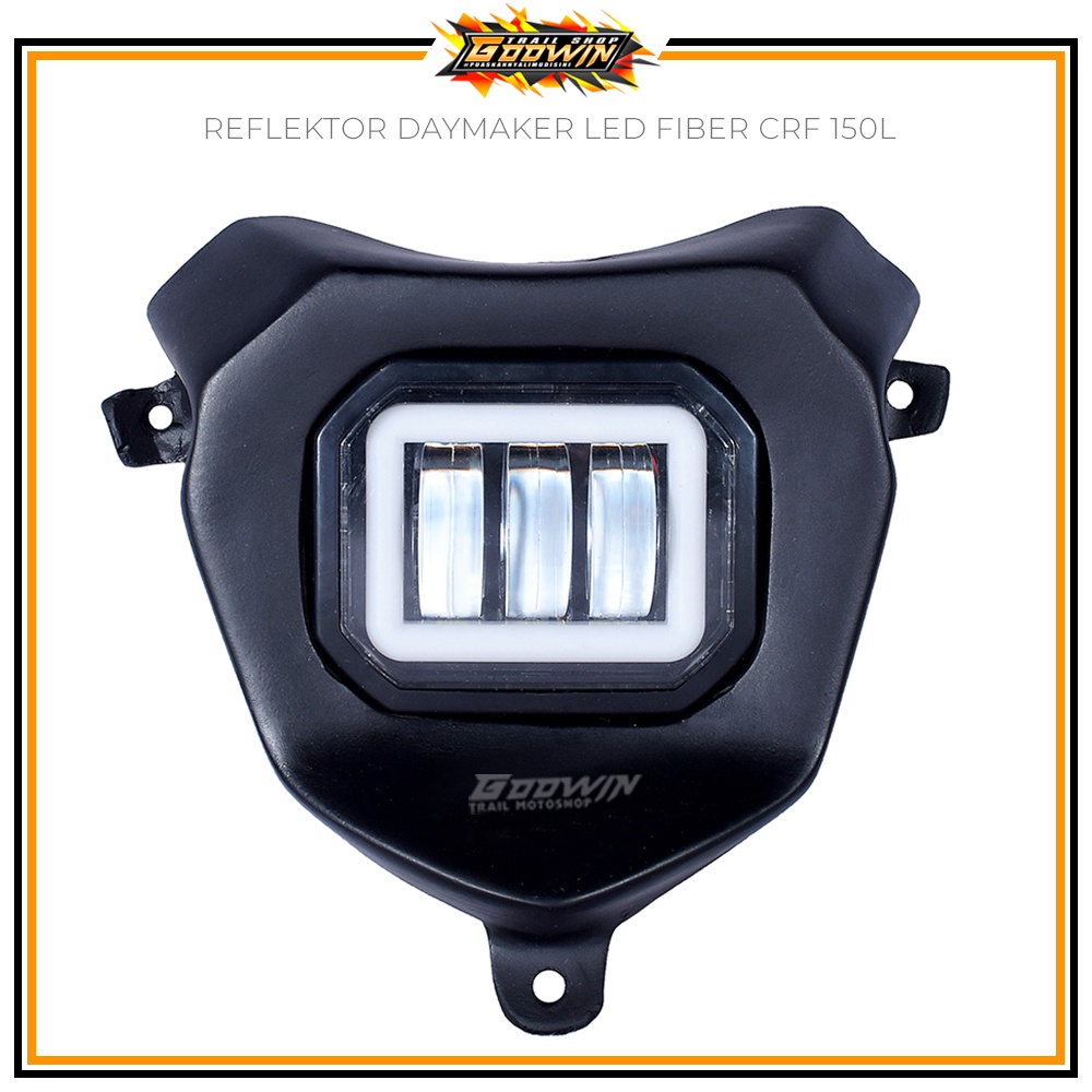 Reflektor Headlamp Lampu Depan X4 / Daymaker Fiber KLX BIGFOOT/DTRACKER DT New CRF 150 L WR 155