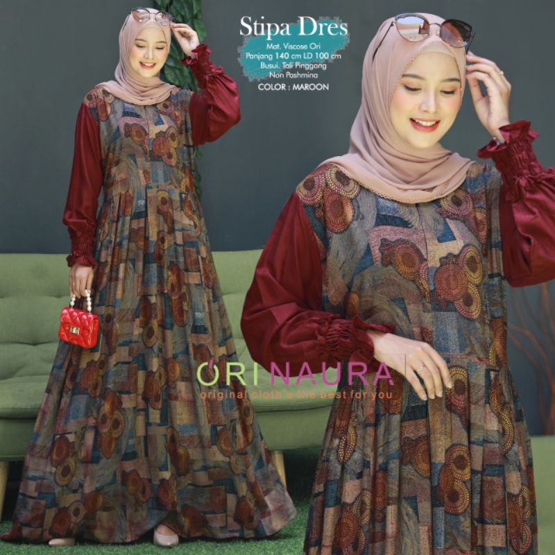 STIPA DRESS ORI NAURA VISCOSE PREMIUM