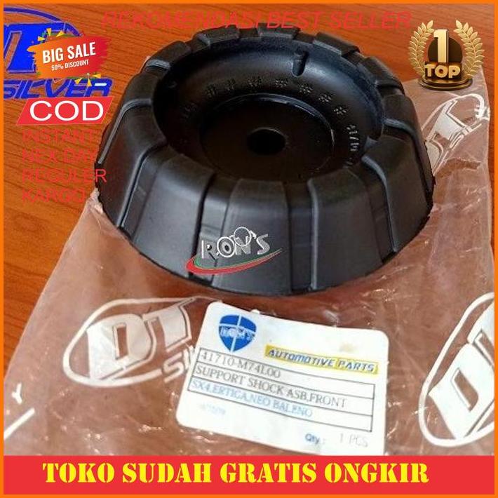 Sparepart Mobil Karet Bantalan Support Shock Breaker Ertiga Sx4 X Over 1Pcs Dt Silve New Produk Reko