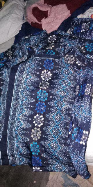 Couple Aurora Navy Busui/brukat/batik