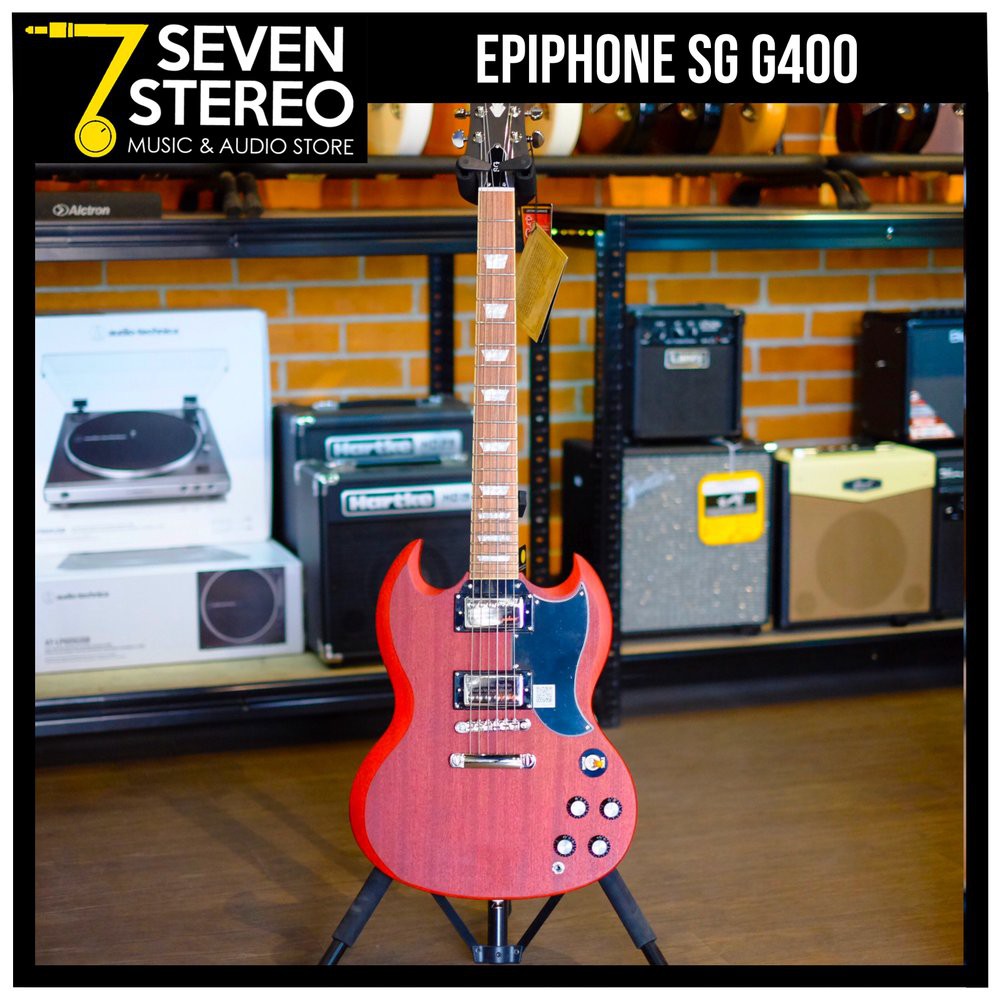 Epiphone SG Worn G400 Cherry Electric Guitar