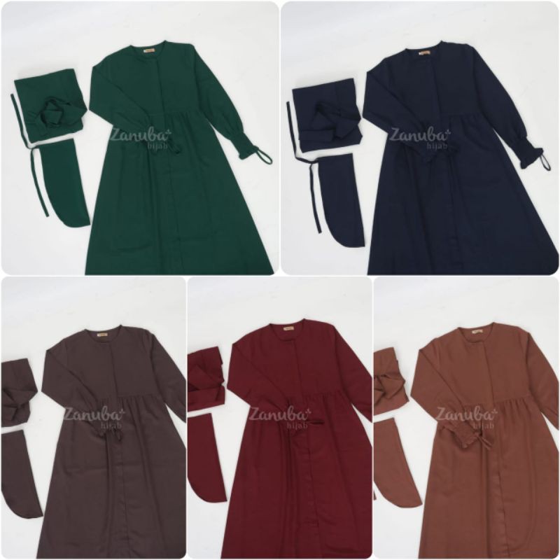 Gamis Set French Khimar By Zanuba