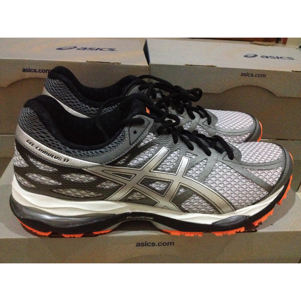 Asics Gel Cumulus 17 - White Men Running Shoes