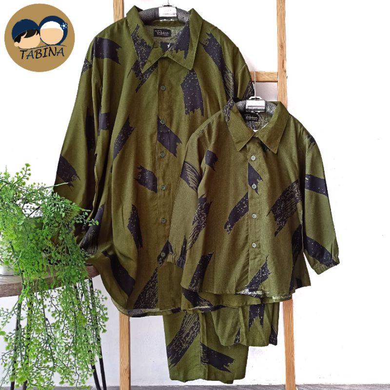 SETCEL RAYON PAINT TABINA BISA COUPLE IBU ANAK / BAJU RAYON ANAK / BAJU ANAK PEREMPUAN / RAYON ANAK