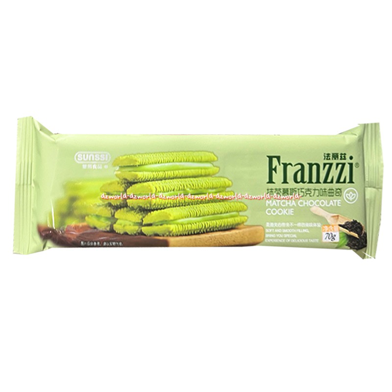 Franzzi Cheese Chocolate Cookie 70gr Dark Cookie Chocolate Matcha Vanilla Lemon Yogurt Biskuit Kukis Cookies isi Coklat Franzi Frenzi Frenzzi