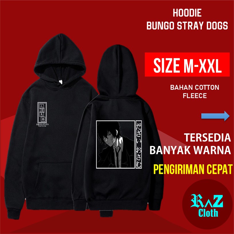Dazai Osamu Bungou Stray Dogs Baju Hangat Pria Hodie Anime Cosplay Japanese Style