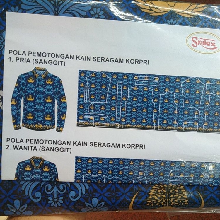 KAIN BATIK KORPRI RESMI TAHUN 2022 KUALITAS PLATINUM