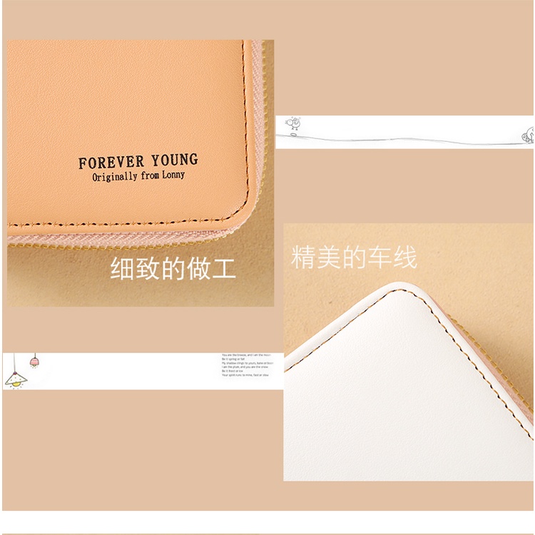 Dompet Panjang Premium Perempuan Import / Premium wallet ORIGINAL FOREVER YOUNG Model Polos - 393