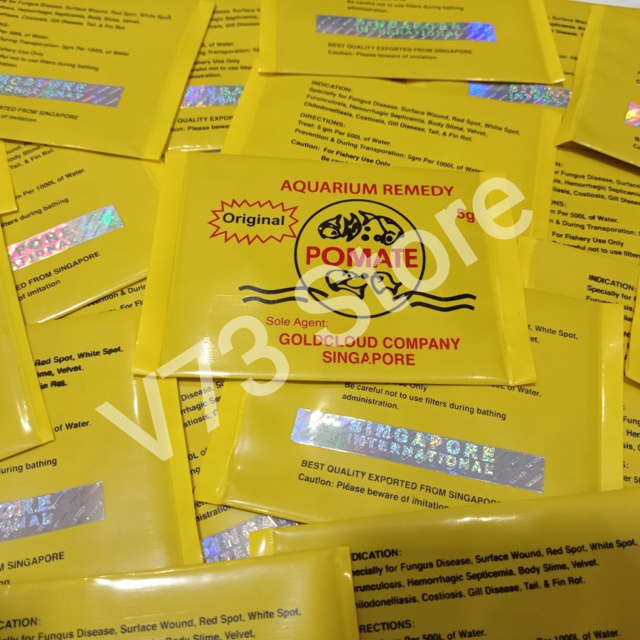 POMATE ORIGINAL 5GR OBAT IKAN ASLI