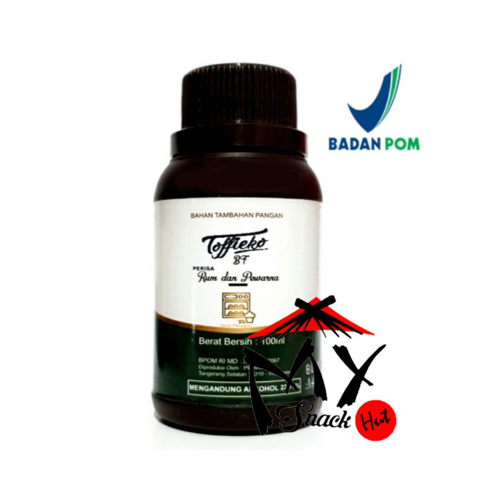 TOFFIECO RUM BLACKFOREST 100ML - TOFIECO RHUM BLACK FOREST - TOFFIEKO PERISA VLA PUDDING GANACHE