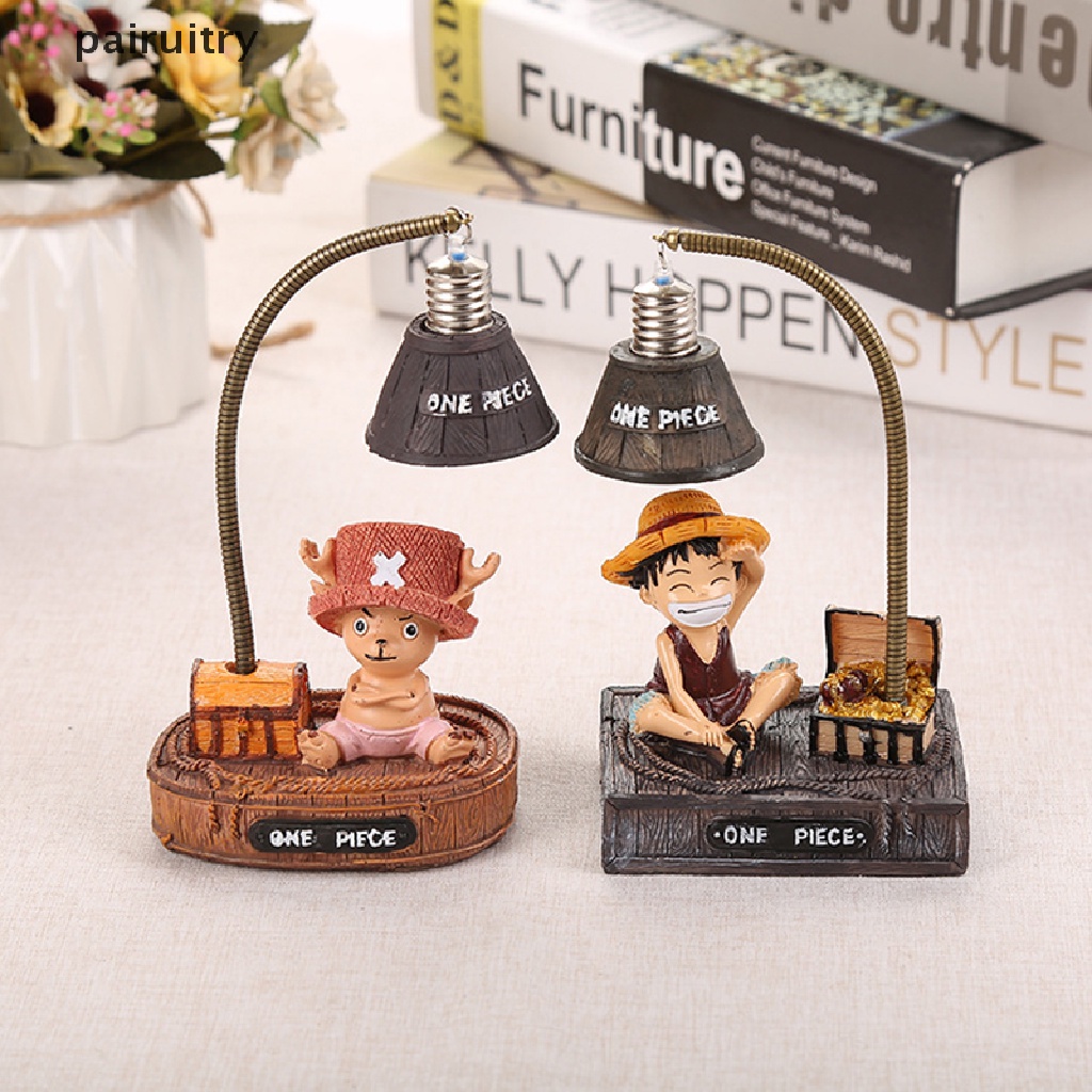 Mainan Lampu Meja LED Desain ONE PIECE Luffy Tony Untuk Kamar Anak