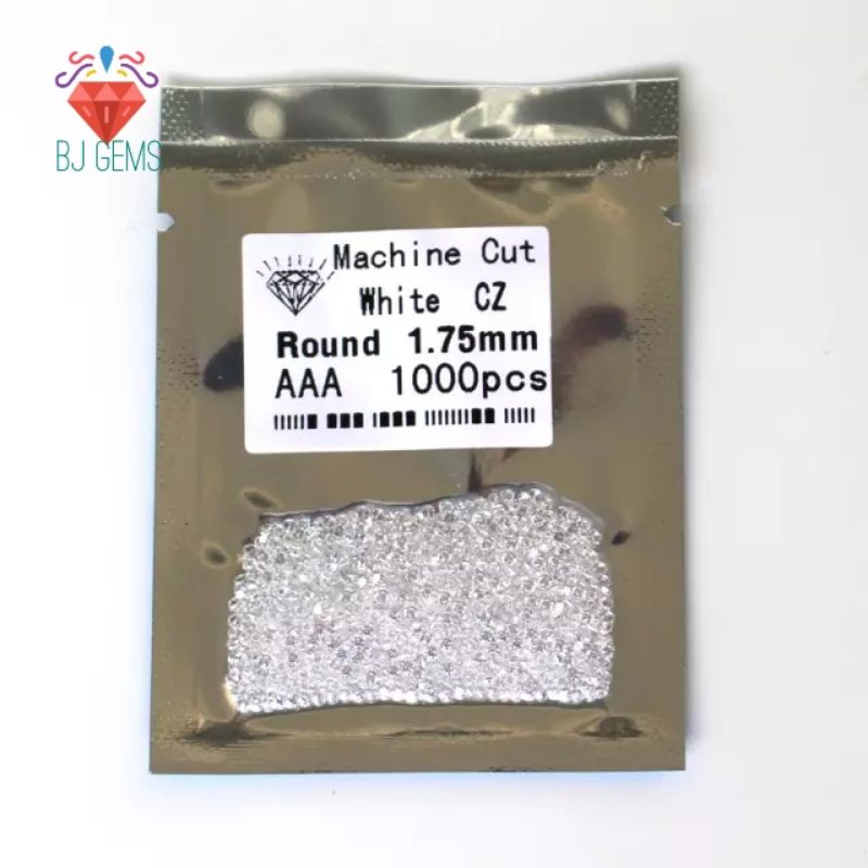 Real AAA + Quality - Batu Permata Cubic Zirconia Tabur 0.7 - 3.0 MM Untuk Perhiasan a