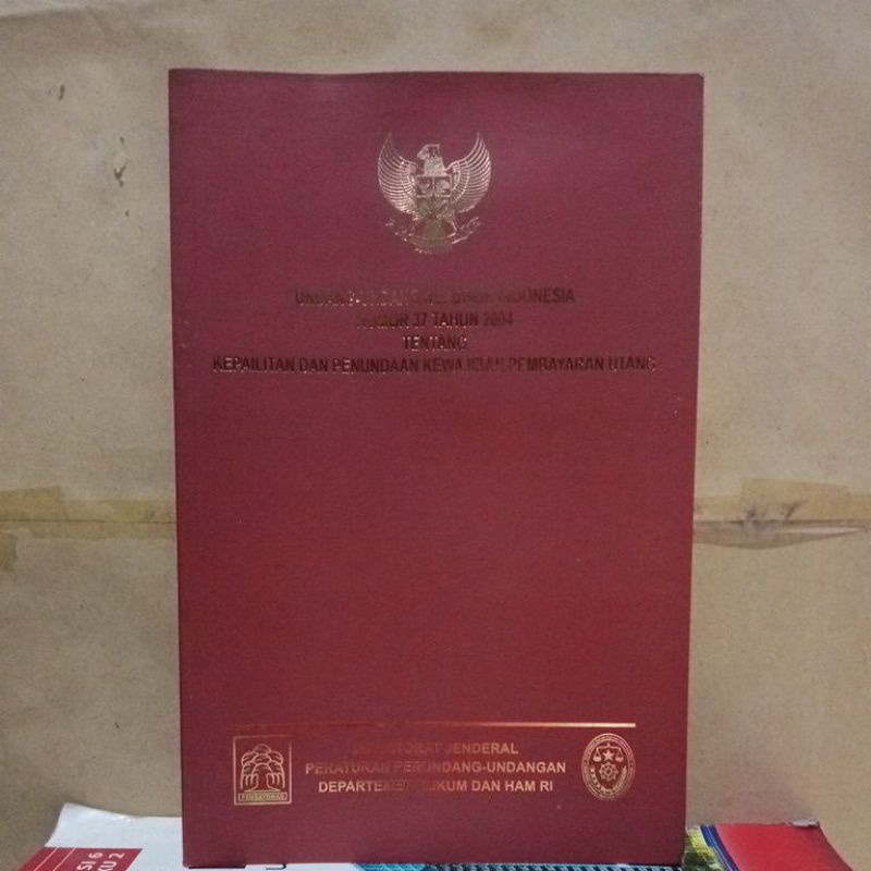 

undang undang republik Indonesia nomor 37 tahun 2004