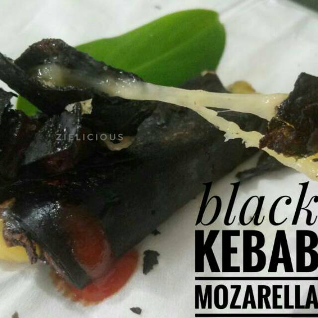 

Black kebab mozarella