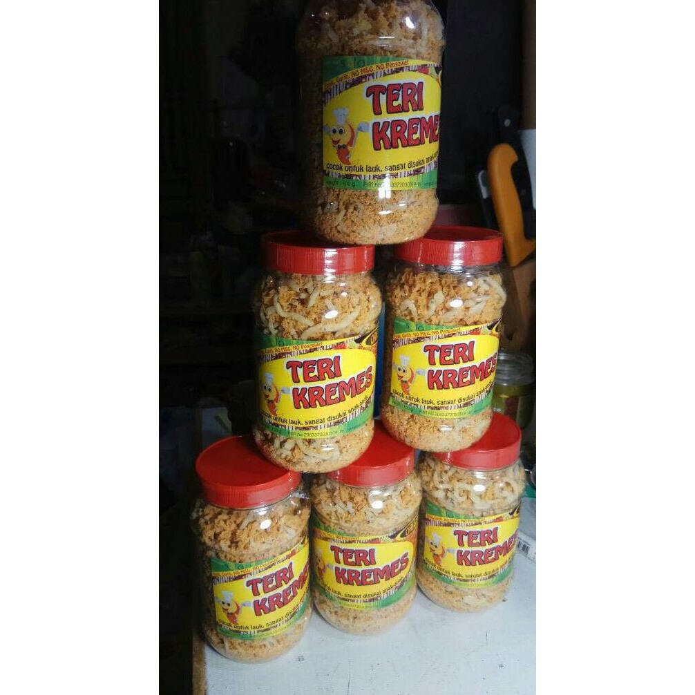 

4mje teri ikan asin kremes kaldu ayam kampung - original teri ns8n
